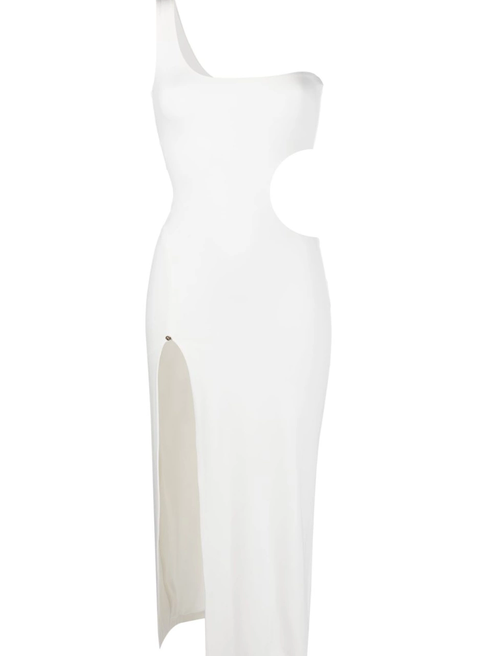 Cheap one-shoulder midi Women cut-out dress Versace 0719